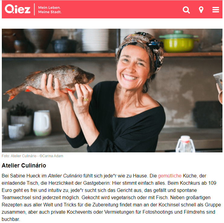 Atelier Culinário einer der Top 10: Kochkurse in Berlin